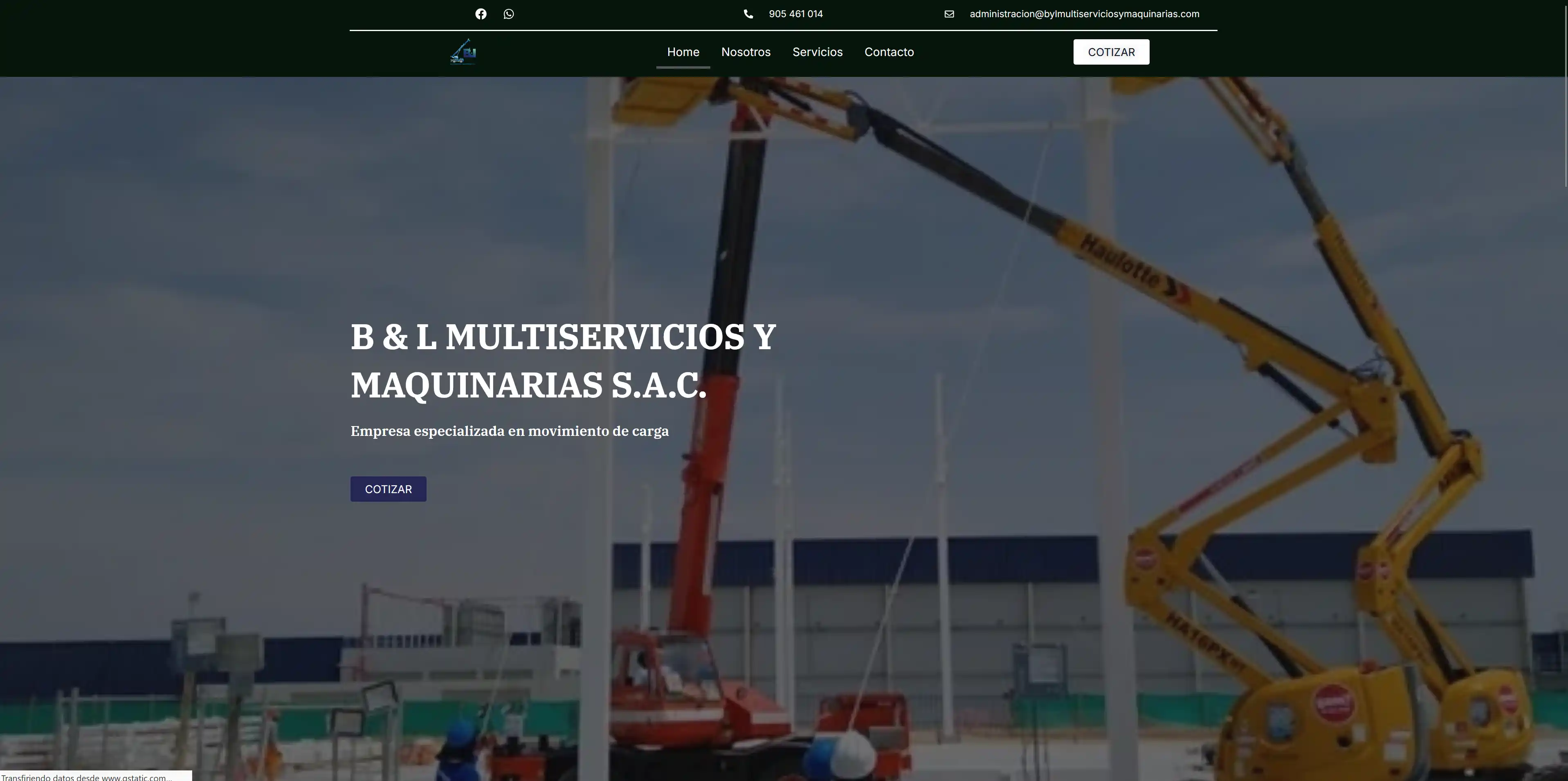 Captura de pantalla de BYL Multiservices