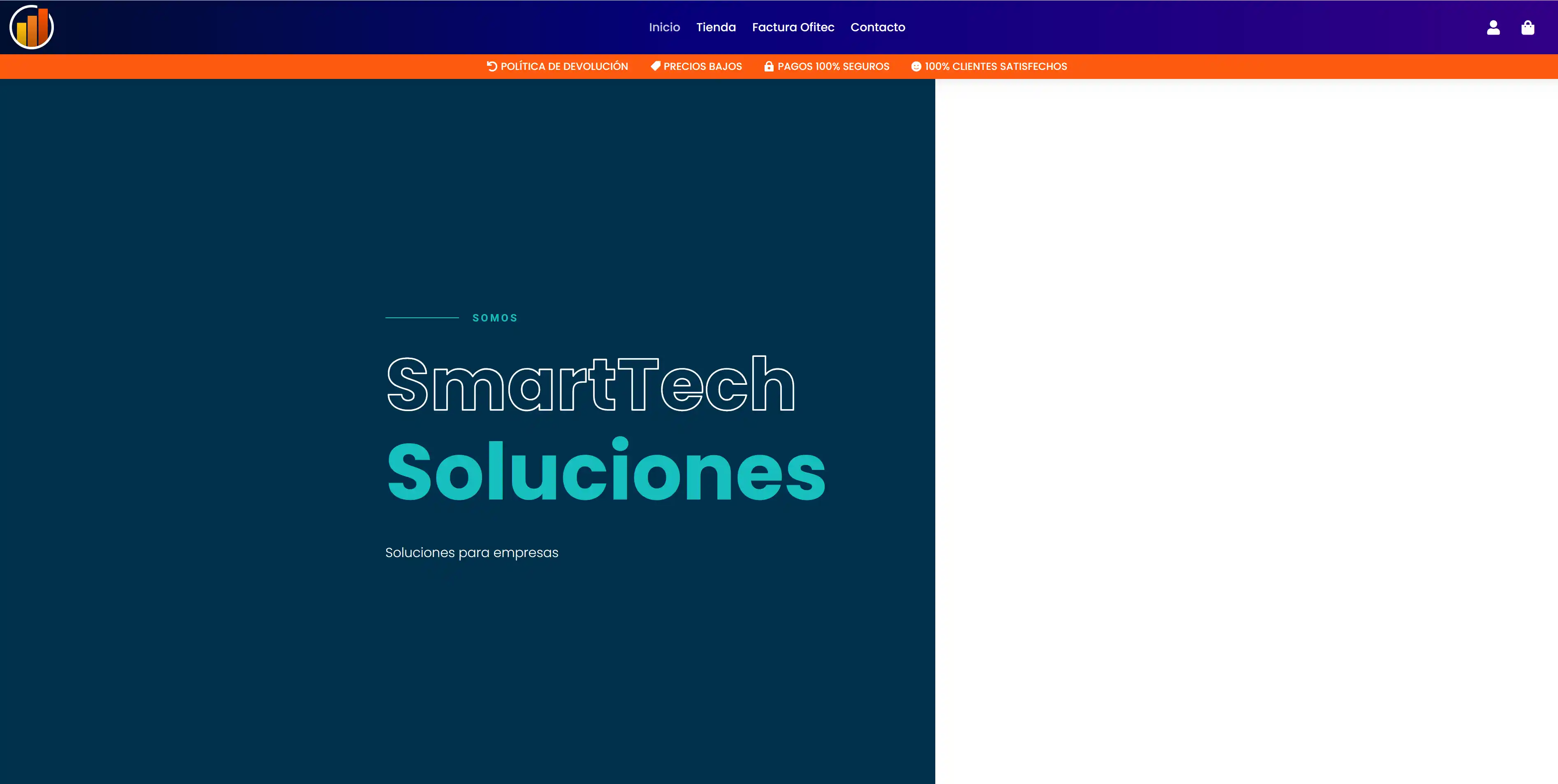 Captura de pantalla de SmartTech Soluciones